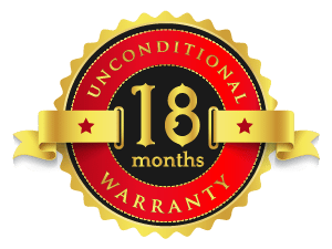 Unconditional 18-Month Warranty